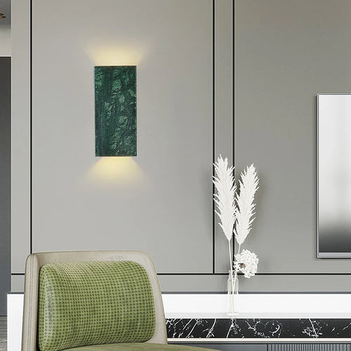 applique murale style européen en marbre naturel led - vue 3 sur 6
