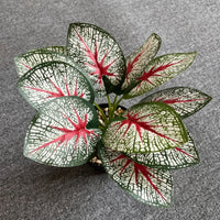 feuilles de phénix artificielles décoration verte en plastique