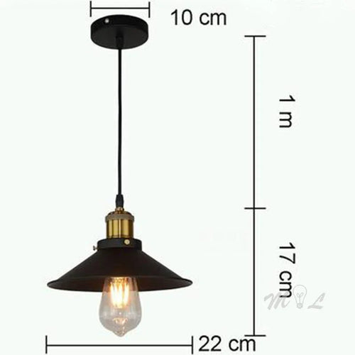 suspension moderne nordique style industriel pour décoration intérieure - vue 6 sur 13