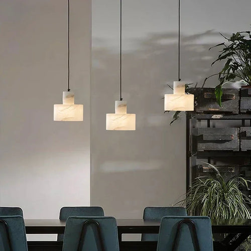 suspension moderne en marbre pour un éclairage intérieur élégant - vue 5 sur 7