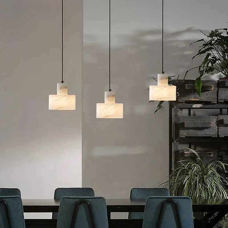 suspension moderne en marbre pour un éclairage intérieur élégant - vue 4 sur 7