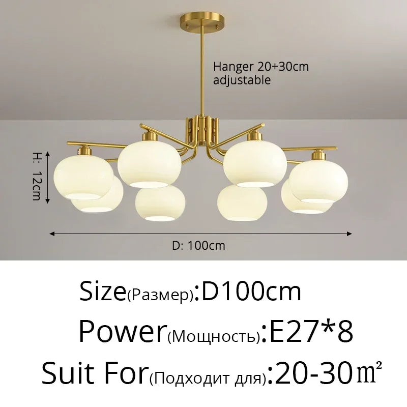 suspension nordique simple style moderne éclairage décoration intérieure - vue 15 sur 19