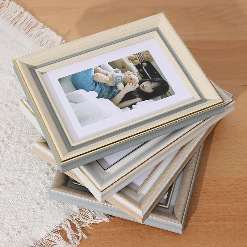 cadre photo en bois pour portraits de famille et souvenirs - vue 6 sur 10