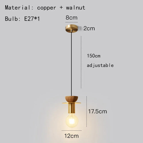 suspension moderne en bois et métal pour intérieur élégant - vue 14 sur 14