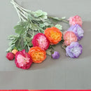 fleurs artificielles en soie pour décoration intérieure restaurant