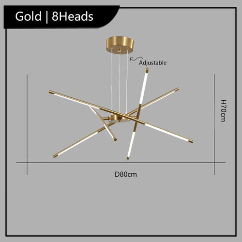 lustre suspendu winfordo design créatif luminaire décoratif led - vue 13 sur 14