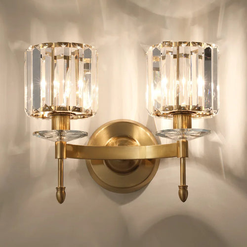 applique murale en cristal design pour intérieur élégant - vue 3 sur 8