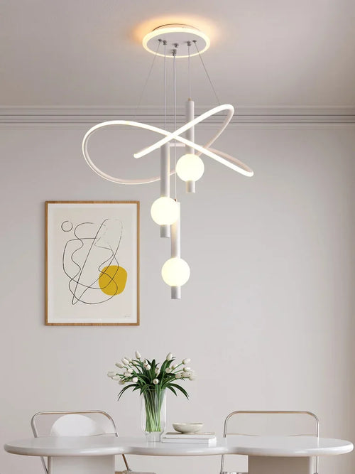 Pendant lamps Modern lamp Simple Ceiling light Creative personality Restaurant lamp Designer Nordic lamp Ceiling light - vue 4 sur 9