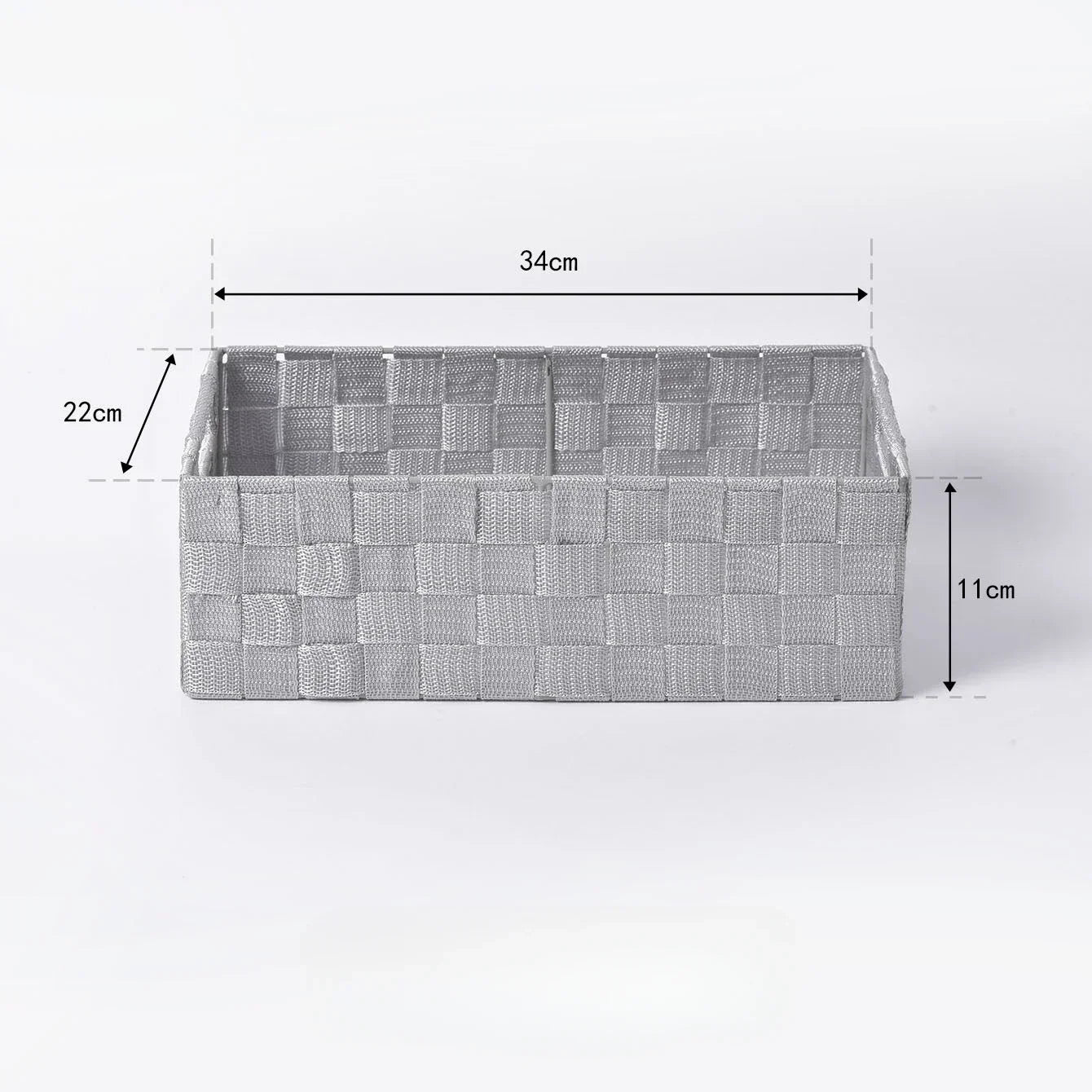panier de rangement tissé simple et polyvalent pour divers objets - vue 9 sur 9