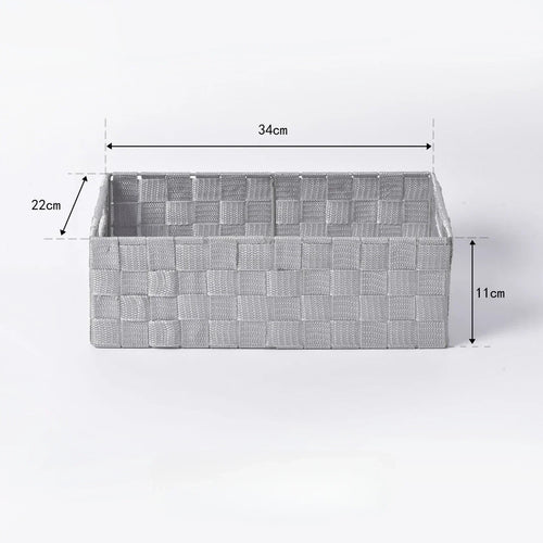 panier de rangement tissé simple et polyvalent pour divers objets - vue 9 sur 9