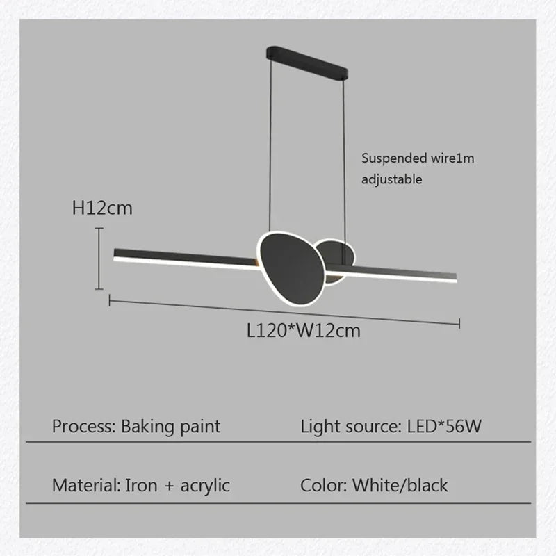 suspension LED moderne pour décoration intérieure élégante - vue 4 sur 10