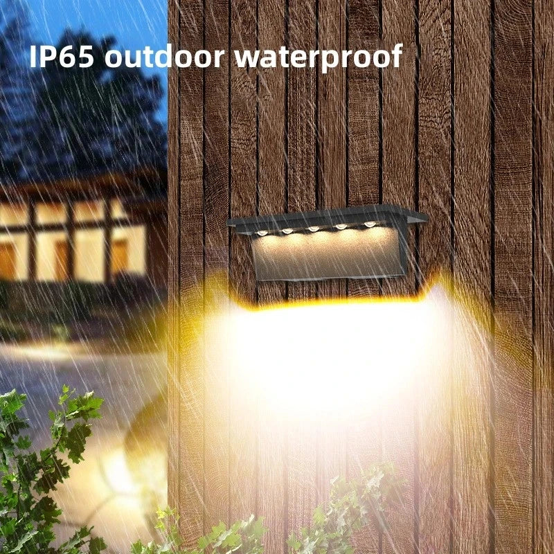 lot de 2 lampes solaires extérieures 5 led étanche intelligentes - vue 2 sur 10