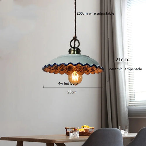 Suspension led en céramique moderne simple - vue 11 sur 29