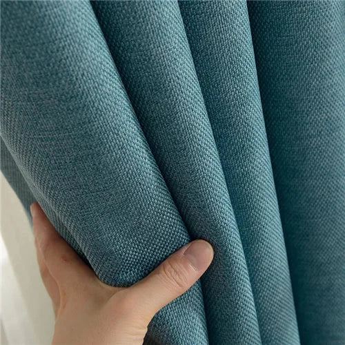 Rideau occultant moderne tissu épais pour salon chambre - vue 9 sur 11