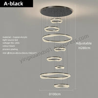 suspension led moderne style nordique pour intérieur élégant