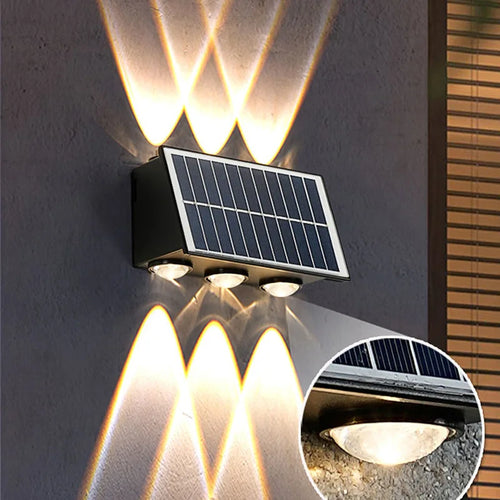 applique murale solaire led moderne pour extérieur décoratif - vue 3 sur 14