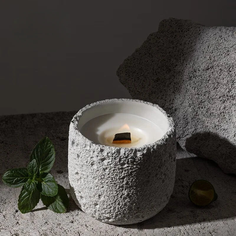 bougie parfumée volcanique française coffret cadeau décoration intérieure Noël - vue 4 sur 7