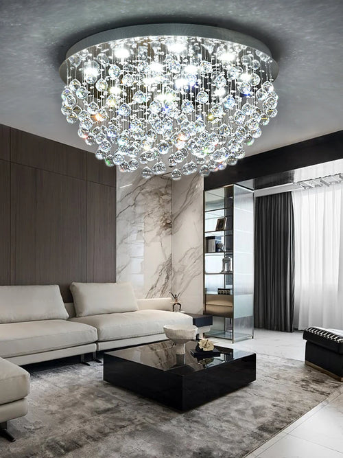 lustre en cristal moderne pour un éclairage de luxe - vue 3 sur 10