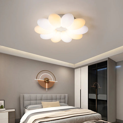 Plafonnier Led créatifs de plafond ovales pour salon salle à manger garçon fille chambre étude éclairages quotidiens intérieurs - vue 4 sur 7