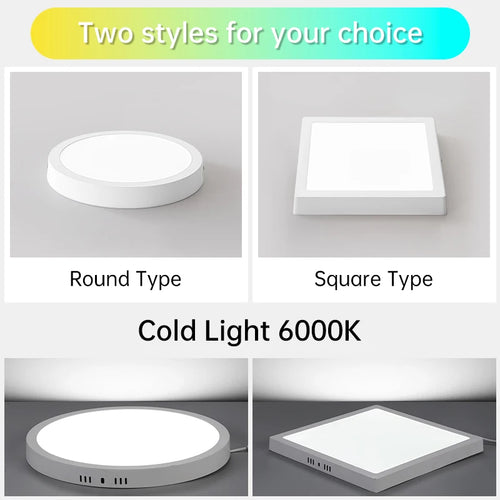 plafonnier à panneau led ultra fin pour intérieur - vue 5 sur 12