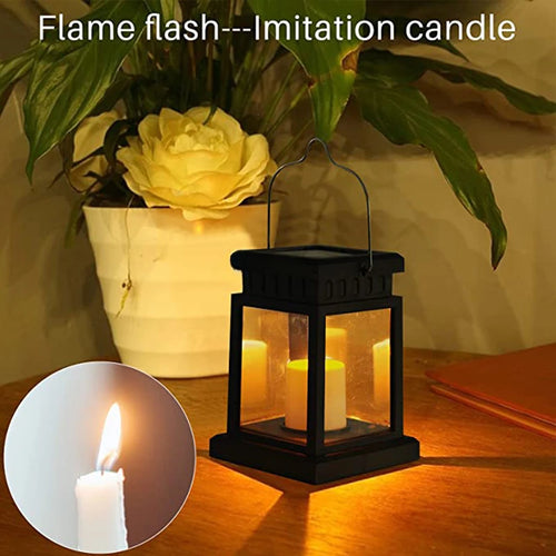 lampes solaires rétro pour jardin et cour décorative - vue 3 sur 6
