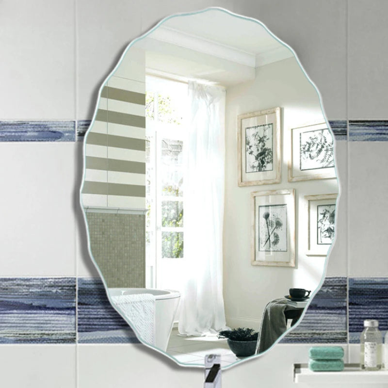 miroirs décoratifs ovales en macramé pour décoration intérieure - vue 3 sur 6