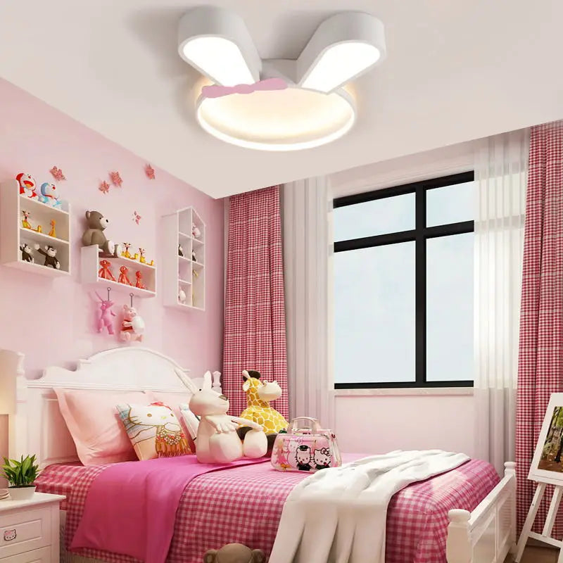 lustre led lapin moderne pour enfants décoration intérieure simple - vue 5 sur 7