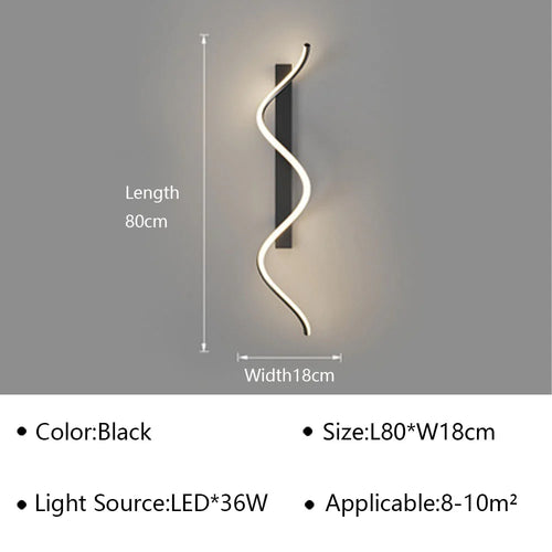 applique murale led design pour décoration intérieure moderne - vue 11 sur 15