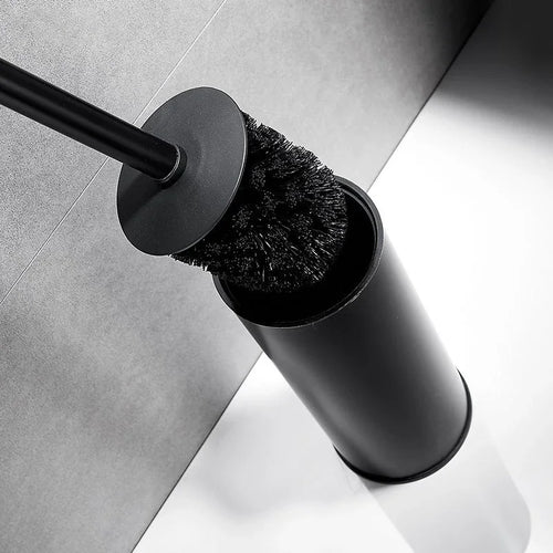 brosse de toilette de luxe en acier inoxydable pour salle de bain - vue 3 sur 8