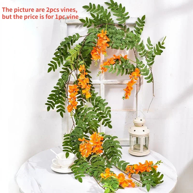 fleurs de glycine artificielles pour décoration intérieure élégante - vue 11 sur 11