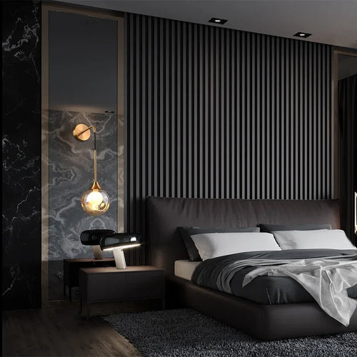 applique murale moderne à led en forme de boule décorative - vue 5 sur 11