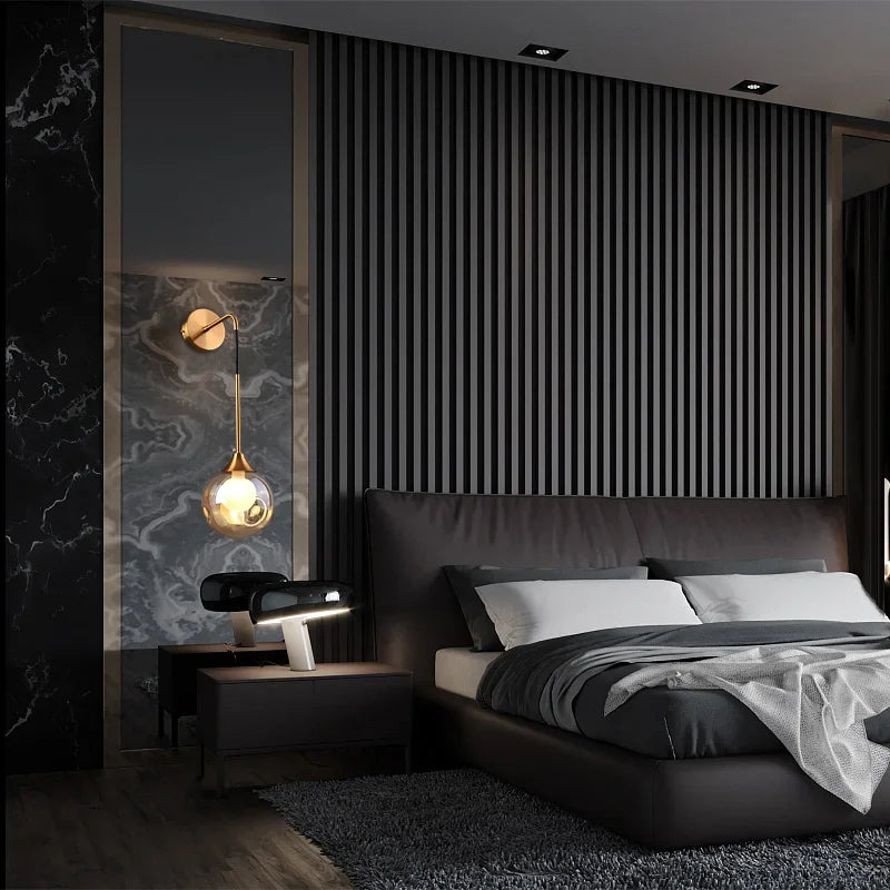 applique murale moderne à led en forme de boule décorative - vue 4 sur 11