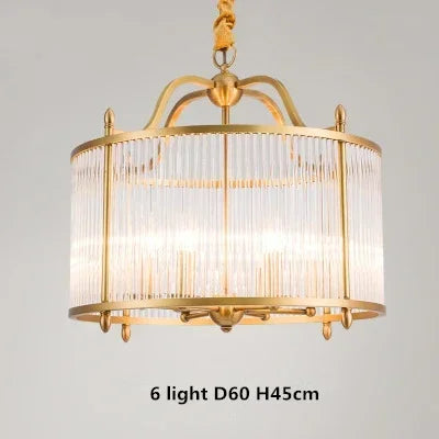 lustre moderne en cuivre avec tubes de verre 2 modèles disponibles - vue 12 sur 12
