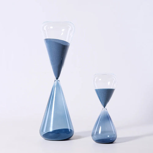 sablier en verre moderne pour décoration et bureaux - vue 6 sur 9