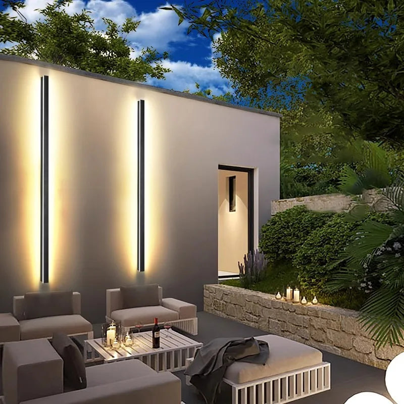 applique murale extérieure à led étanche pour éclairage décoratif - vue 5 sur 23