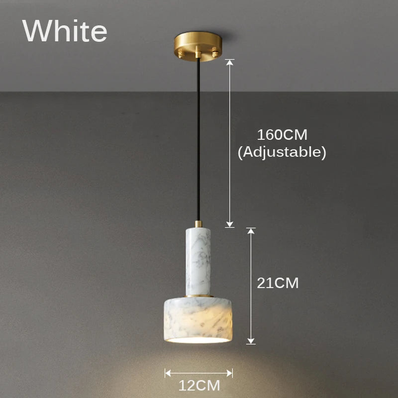 suspension en marbre pour décoration moderne intérieure - vue 8 sur 8
