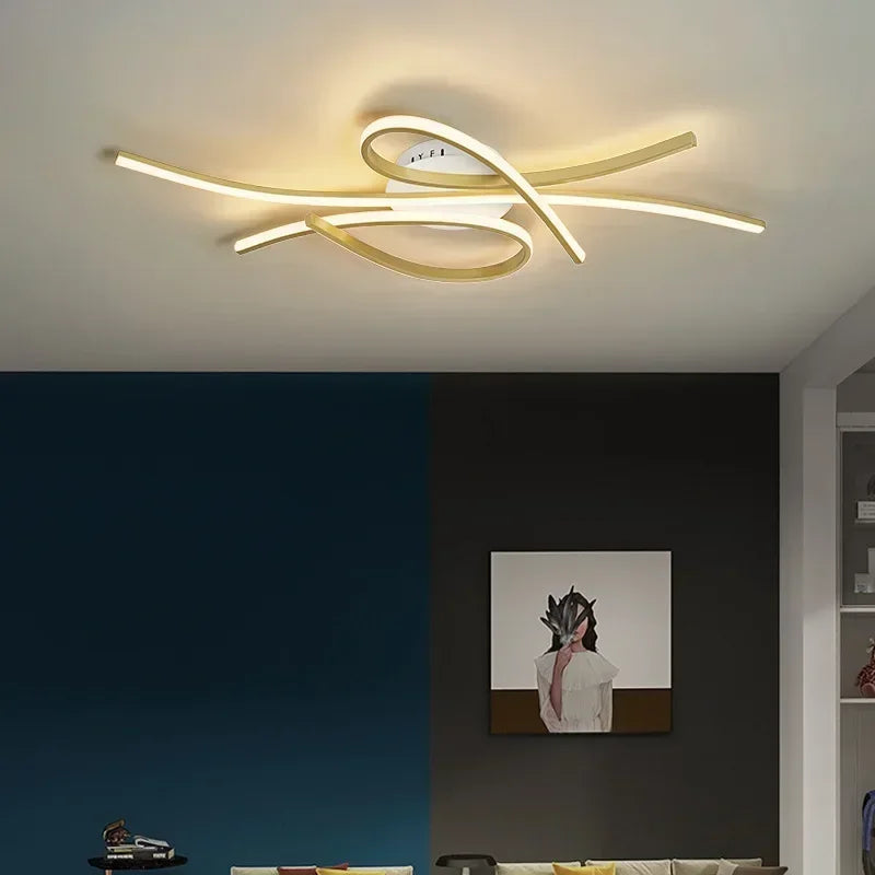plafonnier led moderne pour hôtel et intérieur - vue 5 sur 9