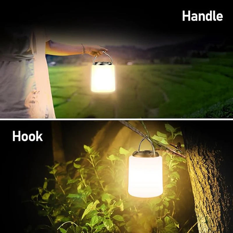 lampe rechargeable usb pour camping et activités extérieures - vue 3 sur 6