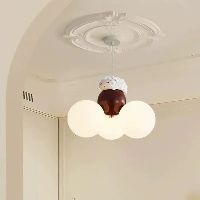 lustre créatif dessin animé ours ballon pour enfants - vue 4 sur 16