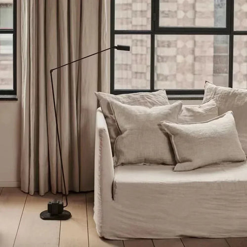 lampadaire moderne au design italien avec bras pivotant ajustable - vue 6 sur 14
