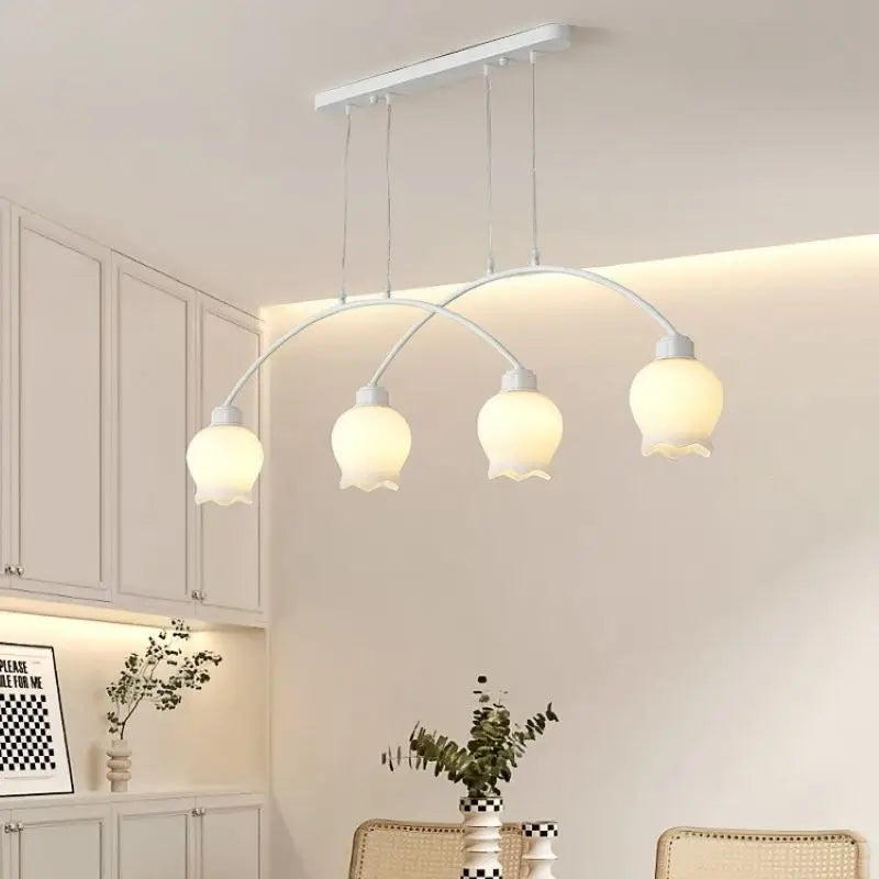lustre moderne à LED pour éclairage intérieur élégant - vue 4 sur 11