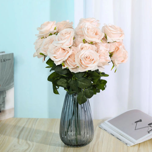 bouquet de roses artificielles pour mariage et décoration intérieure - vue 28 sur 27