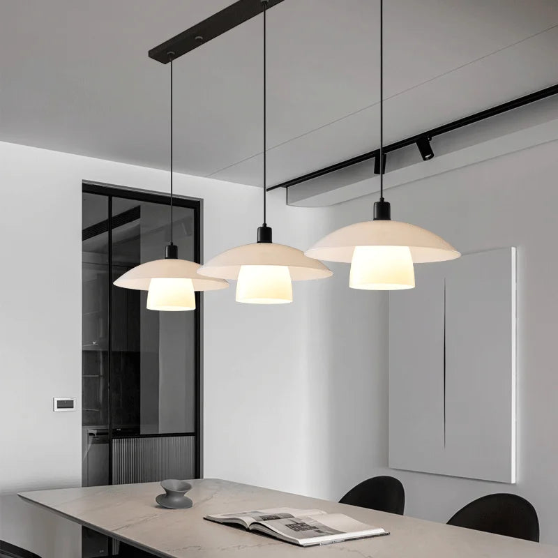 suspension design moderne soucoupe volante luminaire décoratif intérieur - vue 5 sur 8