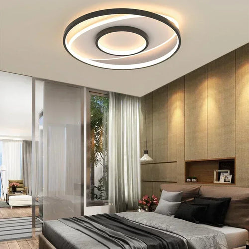 lustre moderne à leds pour décoration intérieure élégante - vue 2 sur 14