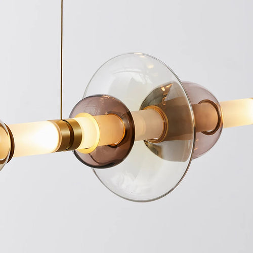 Suspensions design LED en verre de styliste du Canada - vue 6 sur 25