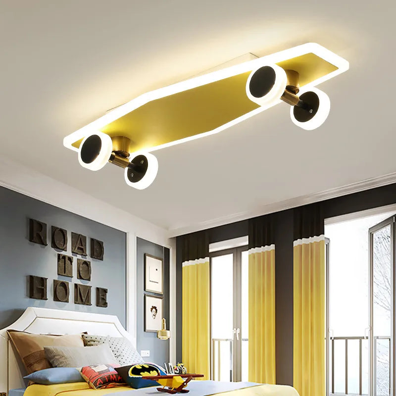 plafonnier scooter boy lampe décorative pour chambre enfant - vue 4 sur 8