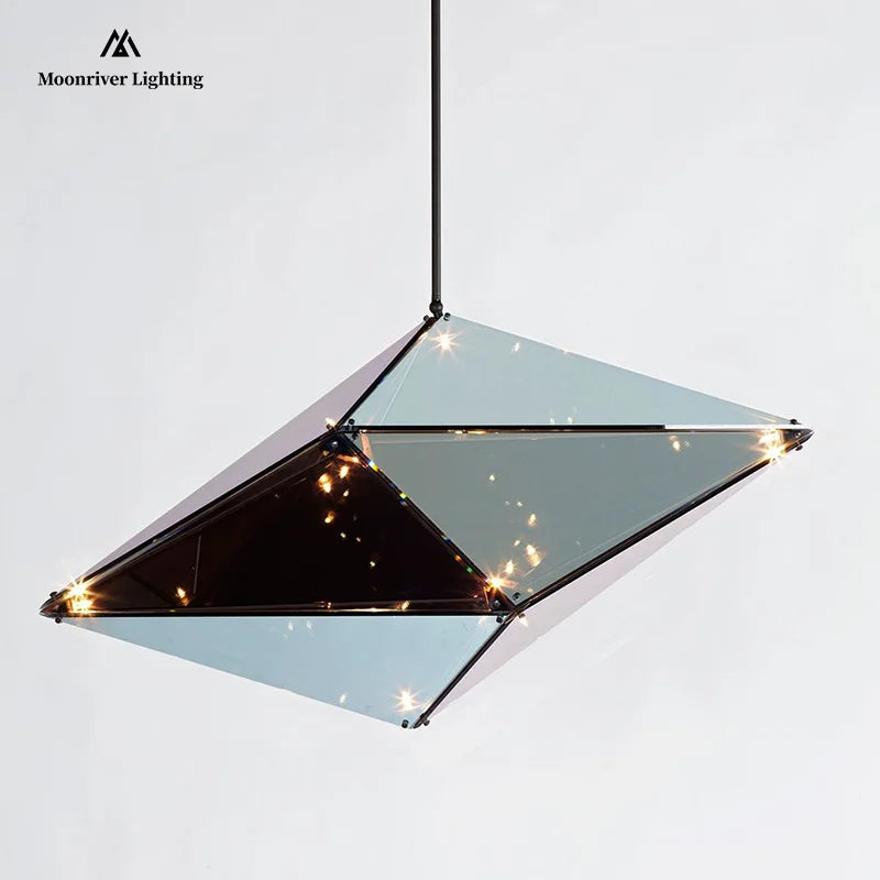 lustre en cristal moderne en forme de goutte d'eau décoratif pour intérieur - vue 1 sur 10