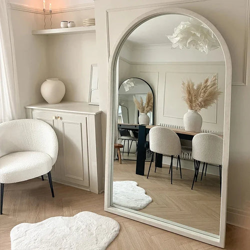 miroir décoratif circulaire pour une ambiance bohème élégante - vue 9 sur 9