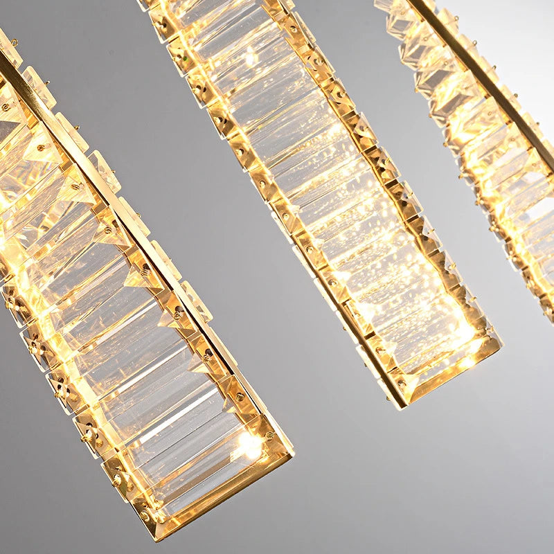 suspension en cristal moderne pour intérieur art déco minimaliste - vue 6 sur 12
