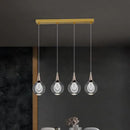 lustre moderne en cristal pour décoration intérieure animaux